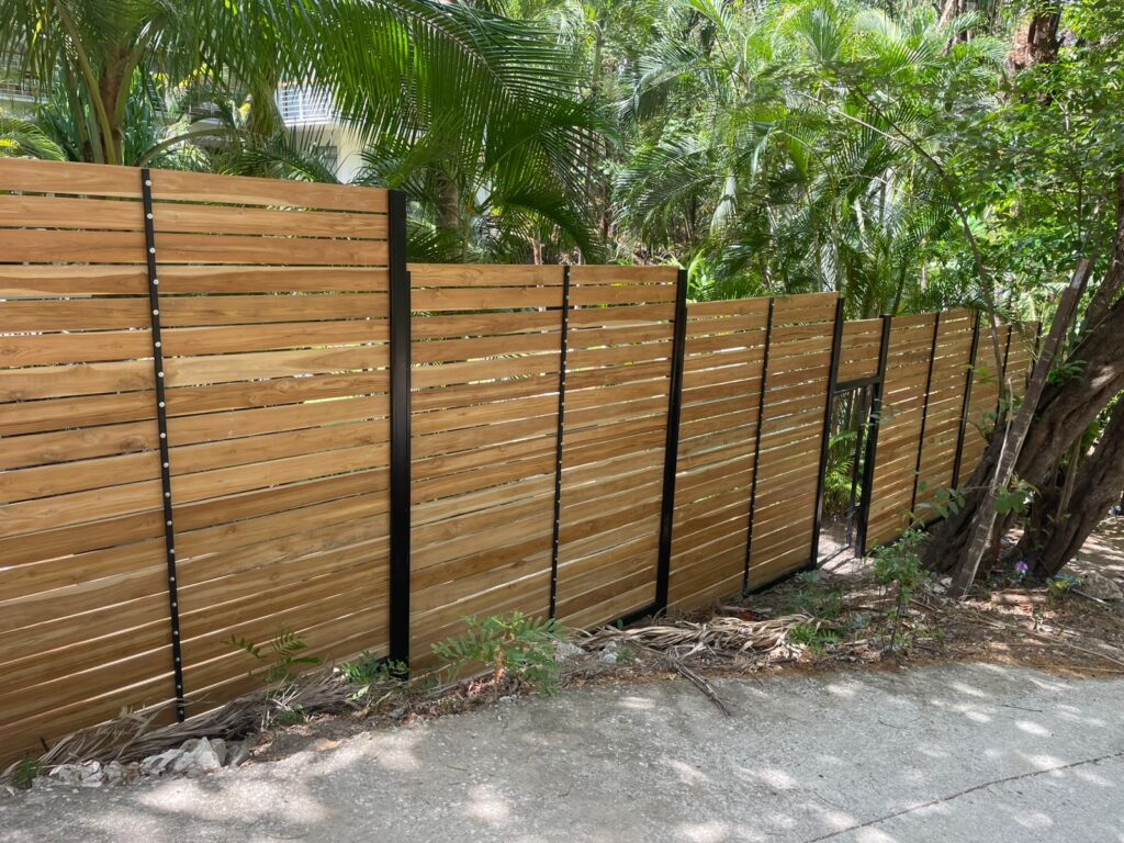 Namaste oasis new fence